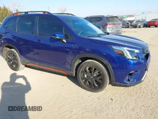 2024 Subaru Forester Sport with VIN JF2SKAGC8RH403121, listed as a IAAI auction lot 41666365 with 15,145 mi miles. Bid and sale history available at carsss.com. Image 1.