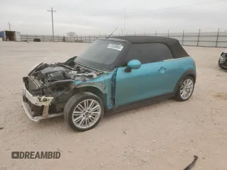 2017 MINI Convertible Cooper S with VIN WMWWG9C34H3C81410, listed as a Copart auction lot 47526855 with 60,750 mi miles and Salvage title. Bid and sale history available at DreamBid. Image 1.