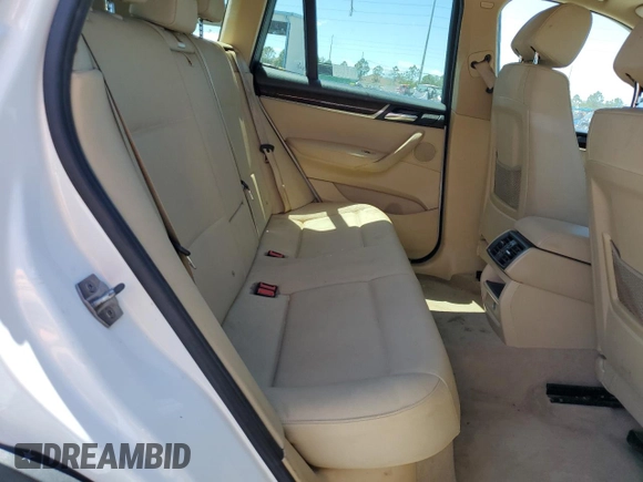 2016 BMW X3 sDrive28i with VIN 5UXWZ7C51G0R32183, listed as a Copart auction lot 53120275 with 110,532 mi miles and Salvage Title. Bid and sale history available at DreamBid. Image 11.