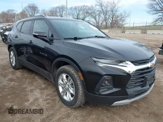 2020 Chevrolet Blazer LT z VIN 3GNKBHRS0LS594258, wystawiony jako IAAI lot #41843884 z przebiegiem 95 608 mil mil oraz . Historia ofert i sprzedaży dostępna na DreamBid. Obrazek 1.