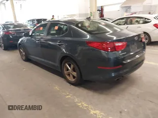 2015 Kia Optima LX with VIN 5XXGM4A76FG381155, listed as a IAAI auction lot 42373920 with 112,359 mi miles and . Bid and sale history available at DreamBid. Image 3.