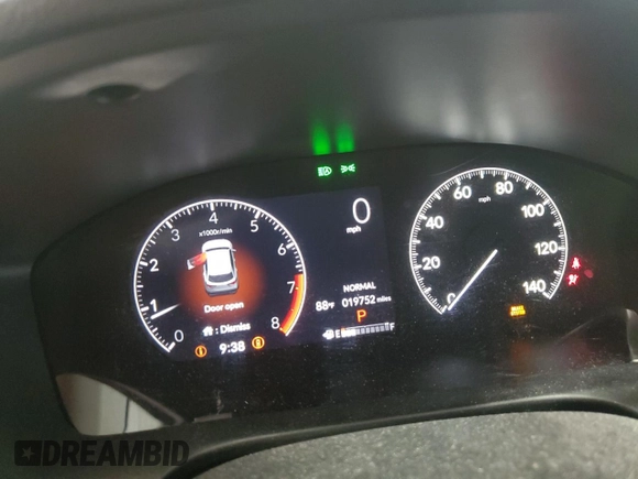 2023 Honda HR-V LX with VIN 3CZRZ2H36PM732951, listed as a Copart auction lot 61979945 with 19,752 mi miles and Salvage title. Bid and sale history available at DreamBid. Image 9.