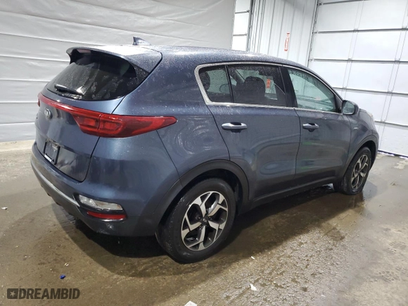 2020 Kia Sportage LX with VIN KNDPMCAC4L7630340, listed as a Copart auction lot 47163985 with 59275 miles and Clean Title. Bid and sale history available at carsss.com. Image 3.