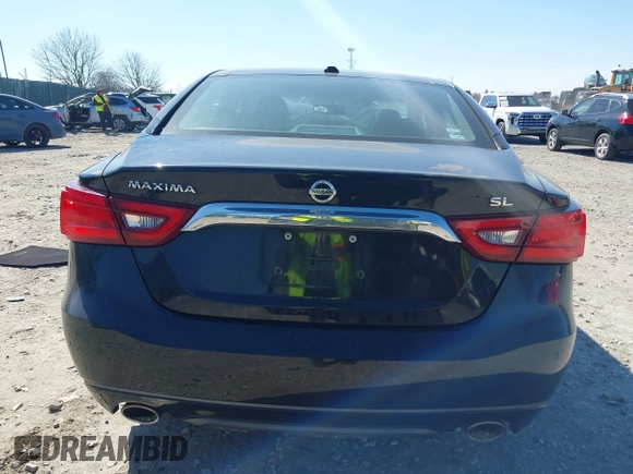 2017 Nissan Maxima SV with VIN 1N4AA6AP1HC437294, listed as a IAAI auction lot 41761296 with 1 mi miles. Bid and sale history available at carsss.com. Image 15.