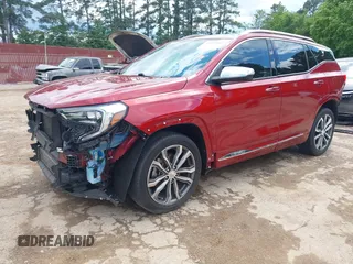 2018 GMC Terrain Denali with VIN 3GKALSEX1JL281439, listed as a IAAI auction lot 42193402 with 97,563 mi miles and . Bid and sale history available at DreamBid. Image 2.