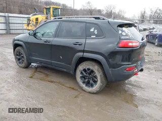 2016 Jeep Cherokee Trailhawk with VIN 1C4PJMBS6GW113069, listed as a IAAI auction lot 41757725 with 125,029 mi miles. Bid and sale history available at carsss.com. Image 3.