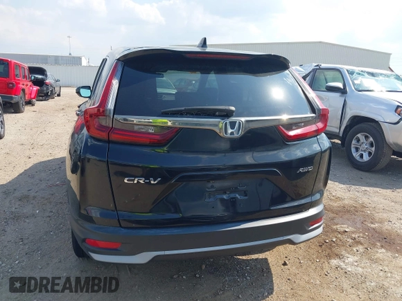 2022 Honda CR-V EX with VIN 2HKRW2H52NH637998, listed as a IAAI auction lot 38094860 with 48,753 mi miles. Bid and sale history available at carsss.com. Image 16.