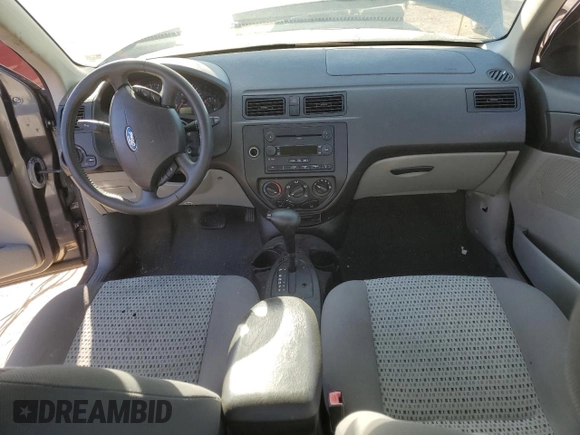 2007 Ford Focus S with VIN 1FAHP34N27W151263, listed as a Copart auction lot 42933324 with 128,598 mi miles and Salvage Title. Bid and sale history available at carsss.com. Image 8.