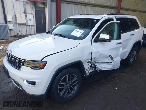 2017 Jeep Grand Cherokee Limited with VIN 1C4RJEBG9HC846715, listed as a IAAI auction lot 41949141 with 88,068 mi miles. Bid and sale history available at carsss.com. Image 2.