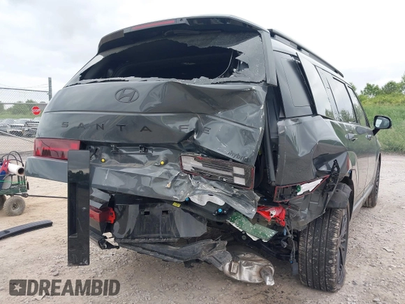 2025 Hyundai Santa Fe Calligraphy z VIN 5NMP5DG13SH035494, wystawiony jako IAAI lot #42523634 z przebiegiem 9 261 mil mil oraz . Historia ofert i sprzedaży dostępna na DreamBid. Obrazek 6.