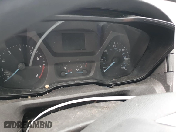 2018 Ford Transit with VIN 1FTYE1ZM7JKB50287, listed as a Copart auction lot 81275854 with Not provided miles and Salvage title. Bid and sale history available at DreamBid. Image 9.
