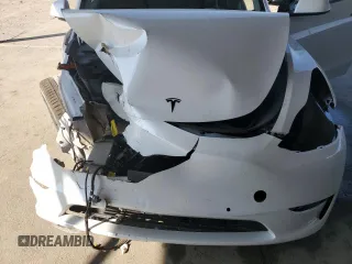 2022 Tesla Model Y Performance with VIN 7SAYGDEF8NF381644, listed as a Copart auction lot 44554585 with 71,413 mi miles and Salvage Title. Bid and sale history available at DreamBid. Image 14.