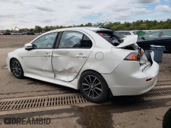 2017 Mitsubishi Lancer ES with VIN JA32U2FU0HU015118, listed as a Copart auction lot 73926434 with 78,240 mi miles and Salvage Title. Bid and sale history available at carsss.com. Image 2.