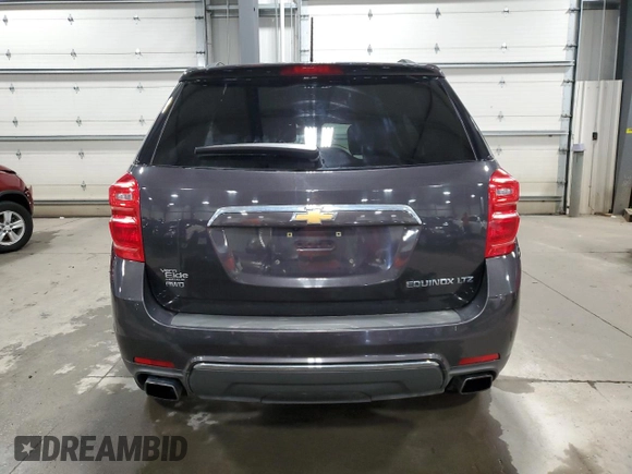 2016 Chevrolet Equinox LTZ with VIN 2GNFLGE38G6345864, listed as a Copart auction lot 50096375 with 137,447 mi miles and Salvage Title. Bid and sale history available at carsss.com. Image 6.