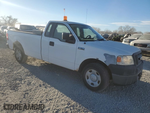 2008 Ford F-150 XL with VIN 1FTRF12W18KB87911, listed as a Copart auction lot 73401384 with 140,858 mi miles and Clean title. Bid and sale history available at DreamBid. Image 4.