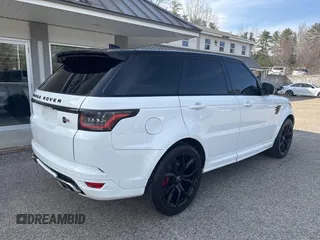 2018 Land Rover Range Rover Sport SVR with VIN SALWZ2SE7JA198973, listed as a IAAI auction lot 42021665 with 68,909 mi miles. Bid and sale history available at carsss.com. Image 4.