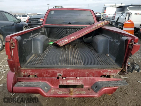 1997 Chevrolet S-10 with VIN 1GCCS1447VK133537, listed as a Copart auction lot 42354235 with 122,005 mi miles and Salvage Title. Bid and sale history available at carsss.com. Image 6.