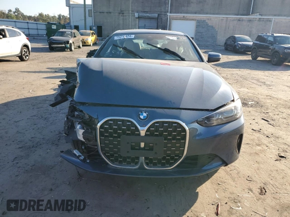 2023 BMW 4 Series 430i xDrive with VIN WBA73AP09PCL95500, listed as a Copart auction lot 75218424 with Not provided miles and Salvage title. Bid and sale history available at DreamBid. Image 5.