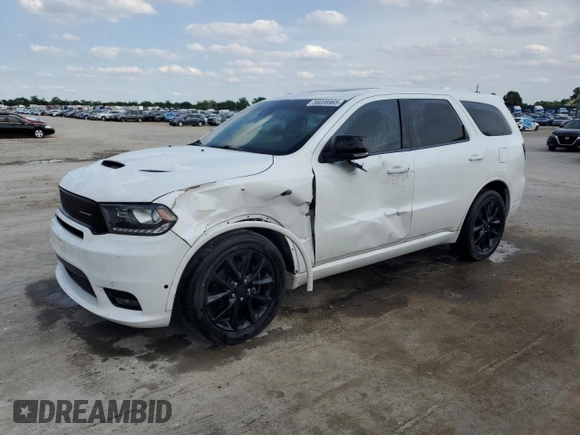 2018 Dodge Durango R/T with VIN 1C4SDJCT1JC232468, listed as a Copart auction lot 56038965 with 101,510 mi miles and Salvage title. Bid and sale history available at DreamBid. Image 1.