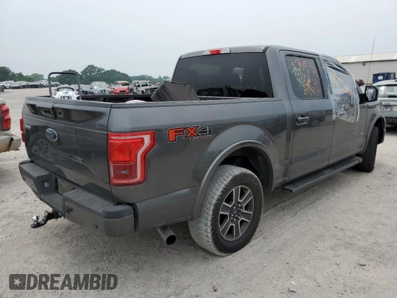 2015 Ford F-150 XLT with VIN 1FTEW1EG8FFA66642, listed as a Copart auction lot 57240043 with Not provided miles and Clean title. Bid and sale history available at DreamBid. Image 3.