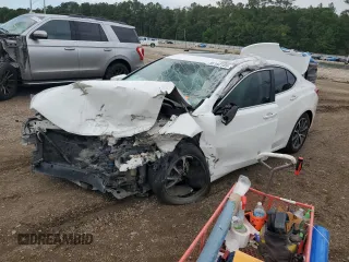 2016 Acura TLX Technology z VIN 19UUB2F57GA000979, wystawiony jako Copart lot #55182135 z przebiegiem Nie podano mil oraz Szkoda całkowita • Salvage title. Historia ofert i sprzedaży dostępna na DreamBid. Obrazek 1.