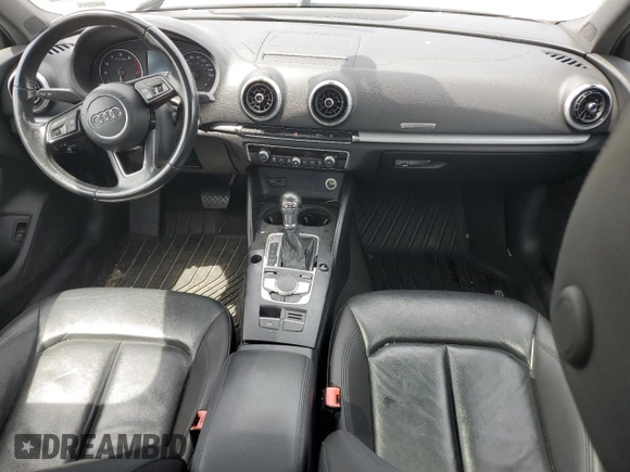 2017 Audi A3 Sedan Premium with VIN WAUAUGFF8H1061063, listed as a Copart auction lot 53995625 with 146,863 mi miles and Clean Title. Bid and sale history available at carsss.com. Image 8.