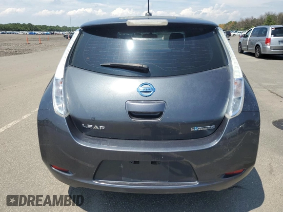 2013 Nissan LEAF SV with VIN 1N4AZ0CP0DC403733, listed as a Copart auction lot 63444585 with 56,896 mi miles and Clean title. Bid and sale history available at DreamBid. Image 6.