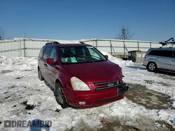 2007 Kia Sedona LX with VIN KNDMB233576160217, listed as a Copart auction lot 88878765 with 188,835 mi miles and Salvage Title. Bid and sale history available at carsss.com. Image 11.