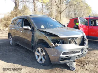 2012 Acura MDX with VIN 2HNYD2H28CH547956, listed as a IAAI auction lot 41748207 with 132,185 mi miles. Bid and sale history available at carsss.com. Image 6.