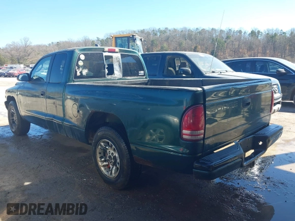 2000 Dodge Dakota with VIN 1B7GL22X1YS600067, listed as a IAAI auction lot 41671267 with 201,664 mi miles. Bid and sale history available at carsss.com. Image 3.