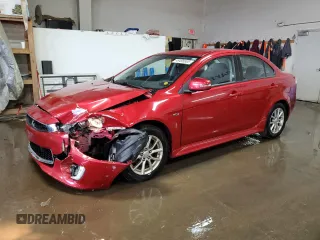 2016 Mitsubishi Lancer SE with VIN JA32V2FW9GU008942, listed as a Copart auction lot 49495665 with 194,685 mi miles and Salvage Title. Bid and sale history available at carsss.com. Image 1.