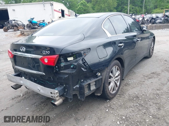 2017 Infiniti Q50 Premium with VIN JN1EV7AP5HM734023, listed as a IAAI auction lot 42118545 with 149,536 mi miles and . Bid and sale history available at DreamBid. Image 4.