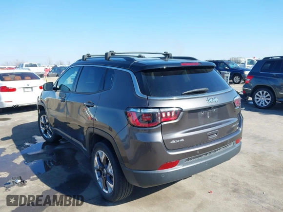 2021 Jeep Compass Limited with VIN 3C4NJDCB5MT596447, listed as a IAAI auction lot 41597395 with 70,203 mi miles and . Bid and sale history available at carsss.com. Image 3.