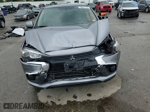 2017 Mitsubishi Outlander ES with VIN JA4AP3AU4HZ017002, listed as a Copart auction lot 59027755 with 55,875 mi miles and Salvage title. Bid and sale history available at DreamBid. Image 14.