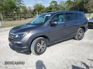 2017 Honda Pilot EX-L z VIN 5FNYF6H68HB103127, wystawiony jako Copart lot #46987855 z przebiegiem 130 692 mil mil oraz Szkoda całkowita • Salvage title. Historia ofert i sprzedaży dostępna na DreamBid. Obrazek 1.