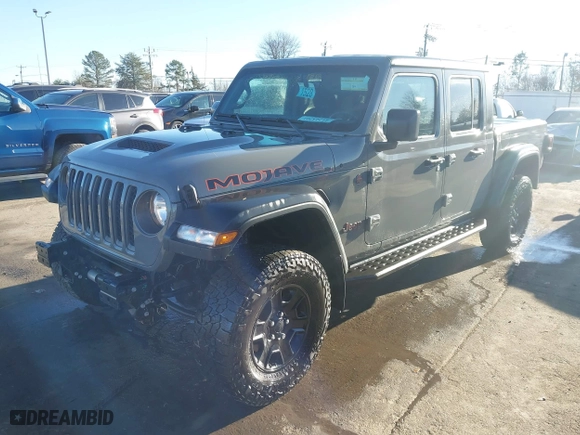 2022 Jeep Gladiator Mojave with VIN 1C6JJTEG7NL126491, listed as a IAAI auction lot 41245201 with 35,976 mi miles. Bid and sale history available at carsss.com. Image 17.
