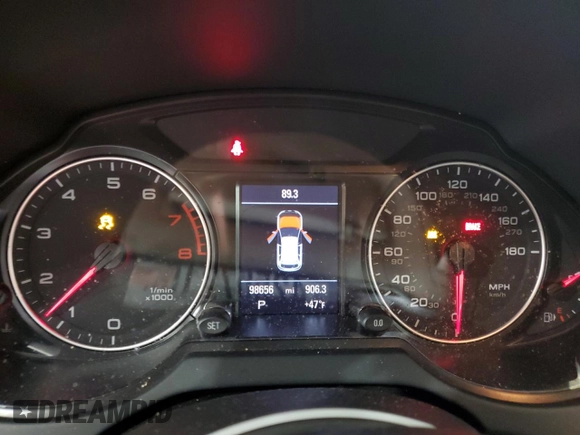2010 Audi Q5 with VIN WA1LKBFP3AA056947, listed as a Copart auction lot 42567215 with 98,656 mi miles and Salvage title. Bid and sale history available at DreamBid. Image 9.
