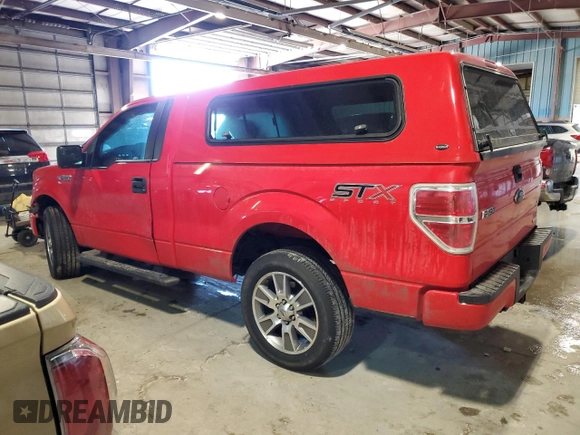 2014 Ford F-150 XL with VIN 1FTMF1CM6EKF44311, listed as a Copart auction lot 46420765 with 96,895 mi miles and Salvage Title. Bid and sale history available at carsss.com. Image 2.