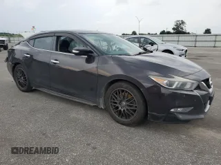 2017 Nissan Maxima S with VIN 1N4AA6AP4HC406296, listed as a Copart auction lot 62153935 with 186,493 mi miles and Salvage title. Bid and sale history available at DreamBid. Image 4.