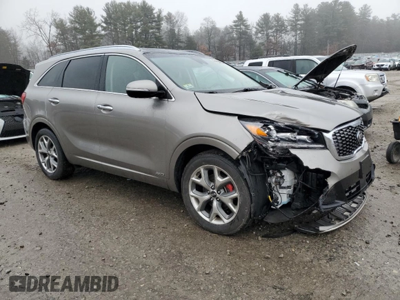 2019 Kia Sorento SX V6 with VIN 5XYPKDA50KG525339, listed as a Copart auction lot 84429824 with 49,629 mi miles and Salvage Title. Bid and sale history available at carsss.com. Image 4.
