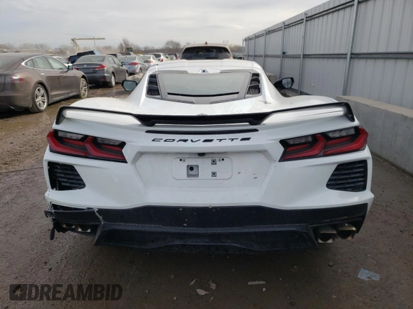 2022 Chevrolet Corvette 2LT with VIN 1G1YB2D48N5122419, listed as a Copart auction lot 41087464 with 25,062 mi miles. Bid and sale history available at carsss.com. Image 6.