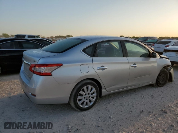 2014 Nissan Sentra SV with VIN 3N1AB7AP6EY247929, listed as a Copart auction lot 52724835 with 190,155 mi miles and Salvage Title. Bid and sale history available at DreamBid. Image 3.