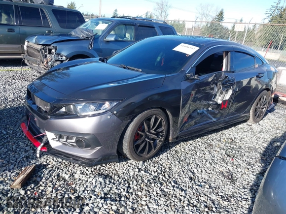 2016 Honda Civic Sedan LX with VIN 19XFC2F59GE237927, listed as a IAAI auction lot 41096597 with 86,658 mi miles. Bid and sale history available at carsss.com. Image 18.