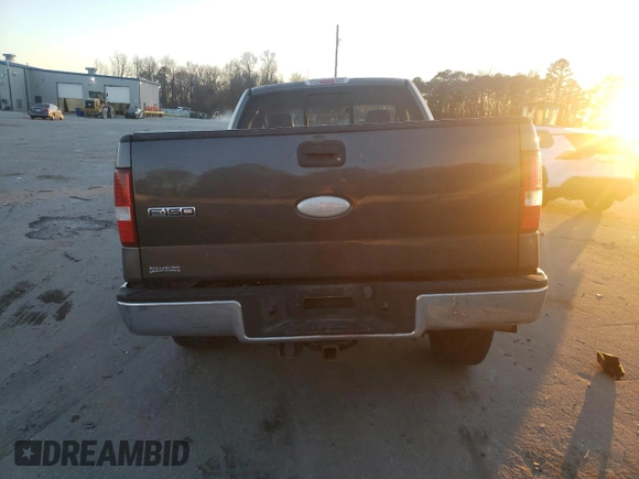 2006 Ford F-150 XL with VIN 1FTRF14W86NA32023, listed as a Copart auction lot 89320095 with 176,811 mi miles and Salvage title. Bid and sale history available at DreamBid. Image 6.
