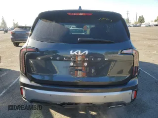 2024 Kia Telluride EX with VIN 5XYP34GC5RG475017, listed as a Copart auction lot 46748665 with 9,087 mi miles and Salvage Title. Bid and sale history available at DreamBid. Image 6.