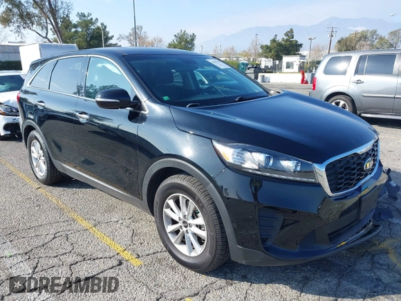 2019 Kia Sorento S V6 with VIN 5XYPG4A51KG567018, listed as a IAAI auction lot 41501450 with 78,964 mi miles. Bid and sale history available at carsss.com. Image 1.