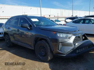 2020 Toyota RAV4 LE with VIN 2T3H1RFV4LC050926, listed as a IAAI auction lot 41057989 with 128,163 mi miles. Bid and sale history available at carsss.com. Image 1.