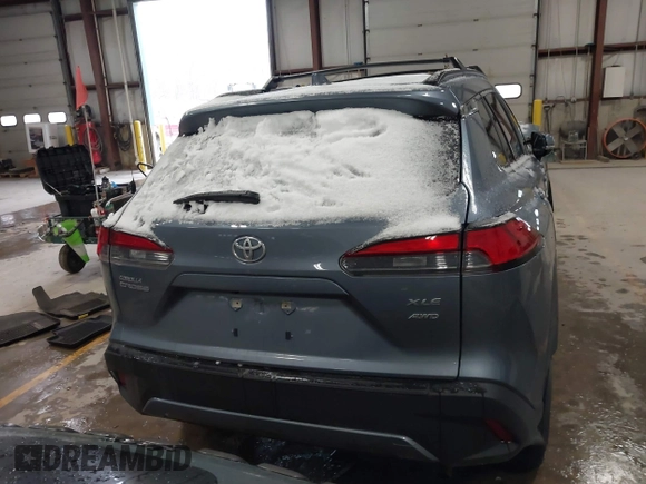 2023 Toyota Corolla Cross XLE with VIN 7MUDAABG9PV078255, listed as a IAAI auction lot 41247877 with 7,325 mi miles and . Bid and sale history available at DreamBid. Image 17.