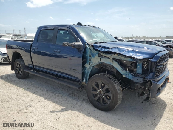 2024 Ram 2500 Lone Star with VIN 3C6UR5DL4RG239656, listed as a Copart auction lot 51677335 with 3,956 mi miles and Salvage Title. Bid and sale history available at carsss.com. Image 4.