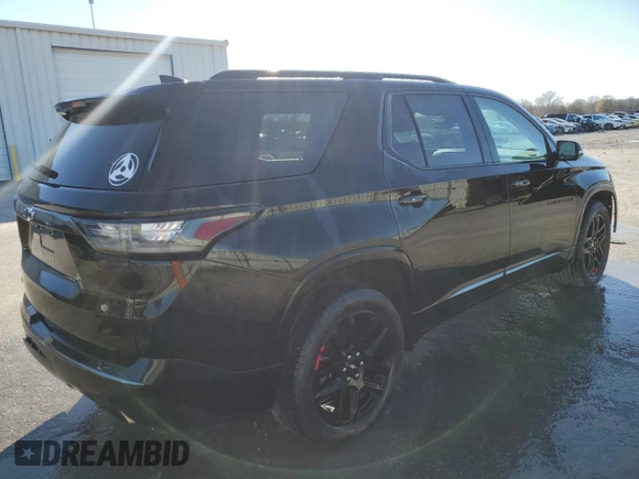 2019 Chevrolet Traverse Premier with VIN 1GNERKKW5KJ290698, listed as a Copart auction lot 88044555 with 104,449 mi miles and Salvage Title. Bid and sale history available at carsss.com. Image 3.